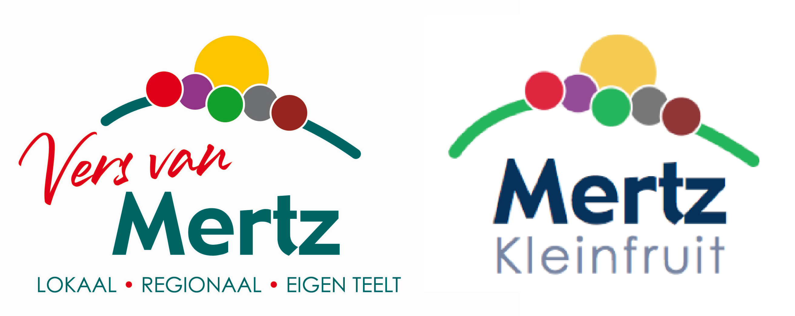 logo Mertz kleinfruit en logo vers van Mertz